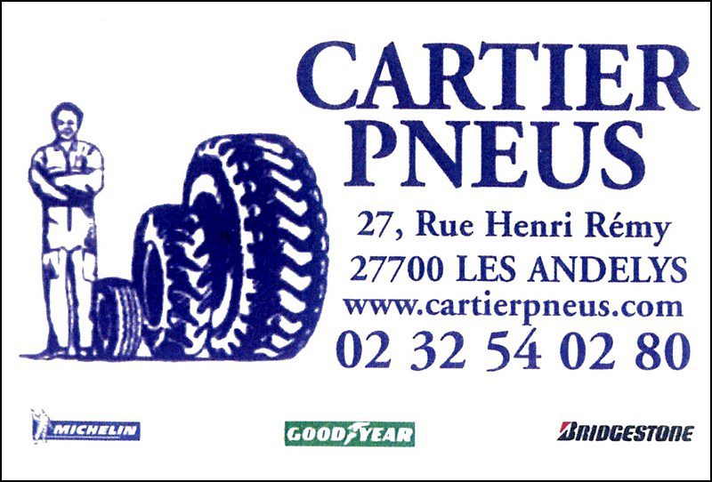 cartier pneus